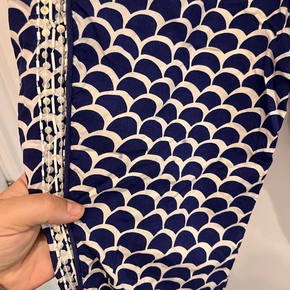 2/40$ Anthropologie mermaid print navy and white size xs - Picture 10 of 13